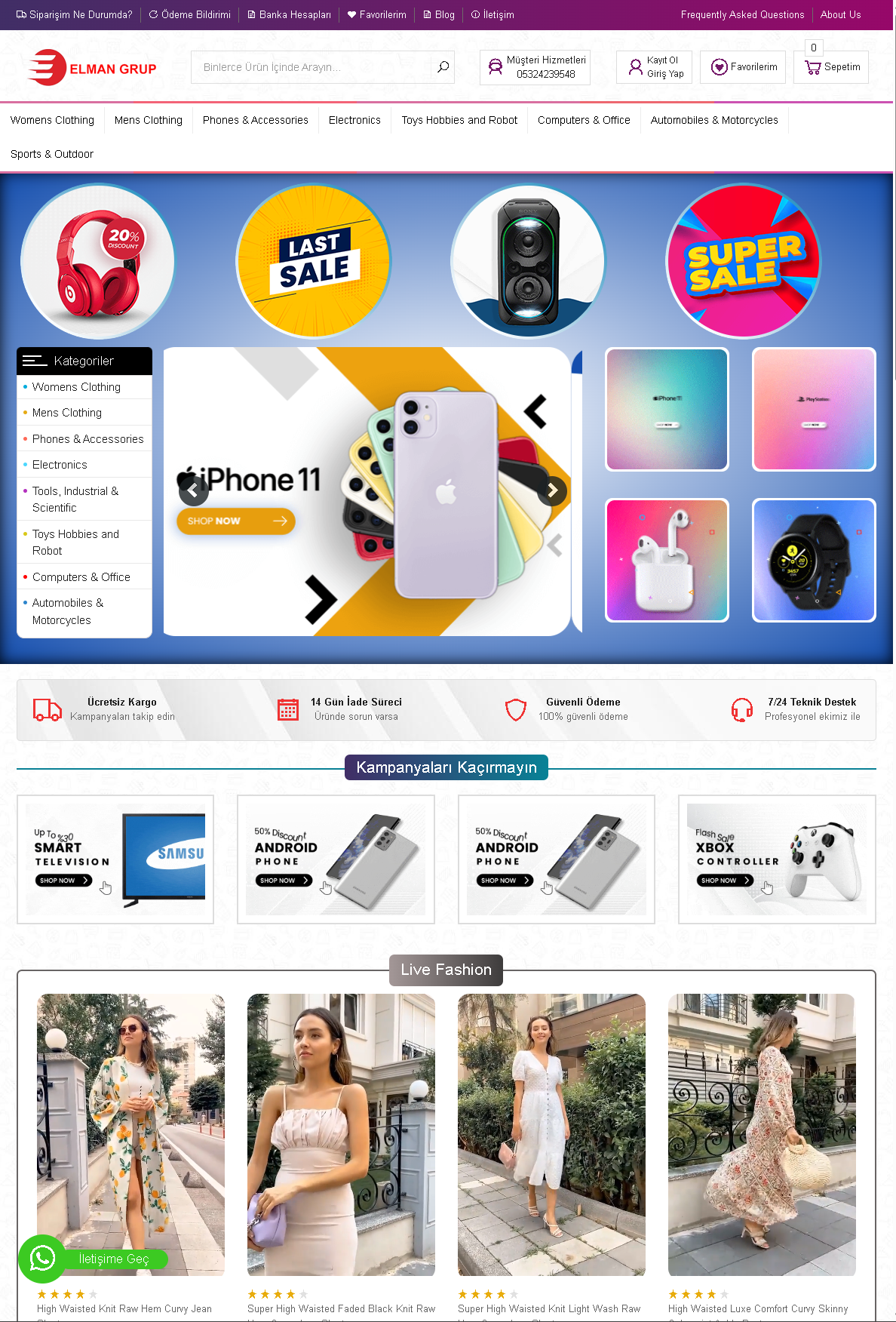 8. Paket - E-Ticaret Yazılımı